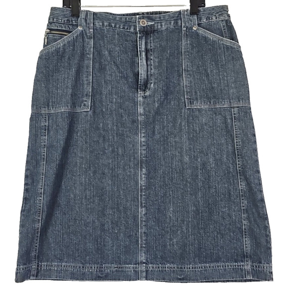 French Cuff ~Woman Size 14~ Blue Denim Western Boho Shirt 100% Cotton. - Picture 1 of 11